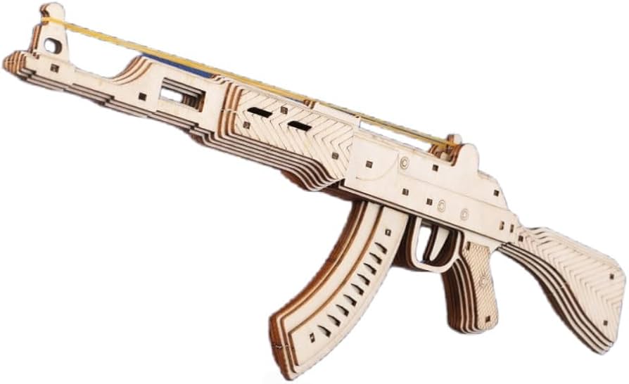 Amazon | Eiuuioj DIY木製組み立て銃モデル木製手作りおもちゃ